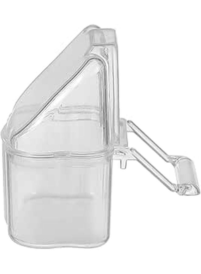5 Pcs Plastic Hanging Bird Feeder And Water Cup For Budgerigars Small Parrots - Image 1