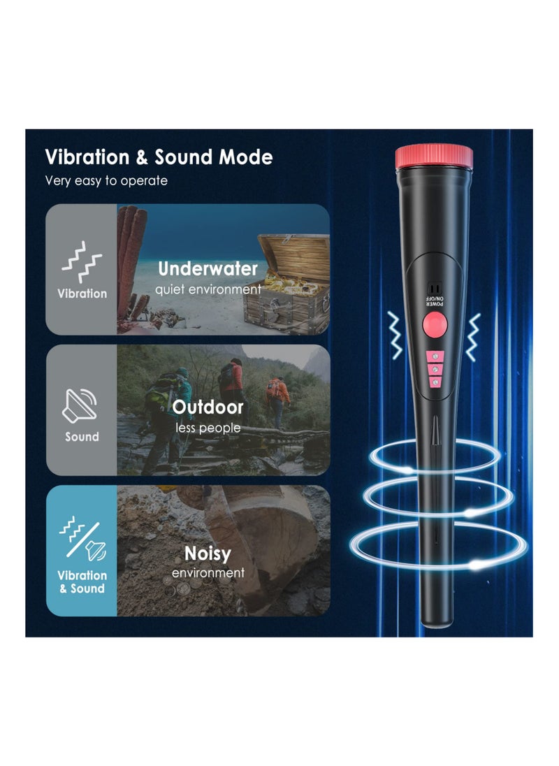 SYOSI - Metal Detector Pinpointer, SYOSI Lightweight Pinpointer Metal Detectors with 360°Detect Probe Buzzer Vibration, High Sensitivity Kids Metal Detector for Locating Gold Coin Treasure Hunting - Image 1