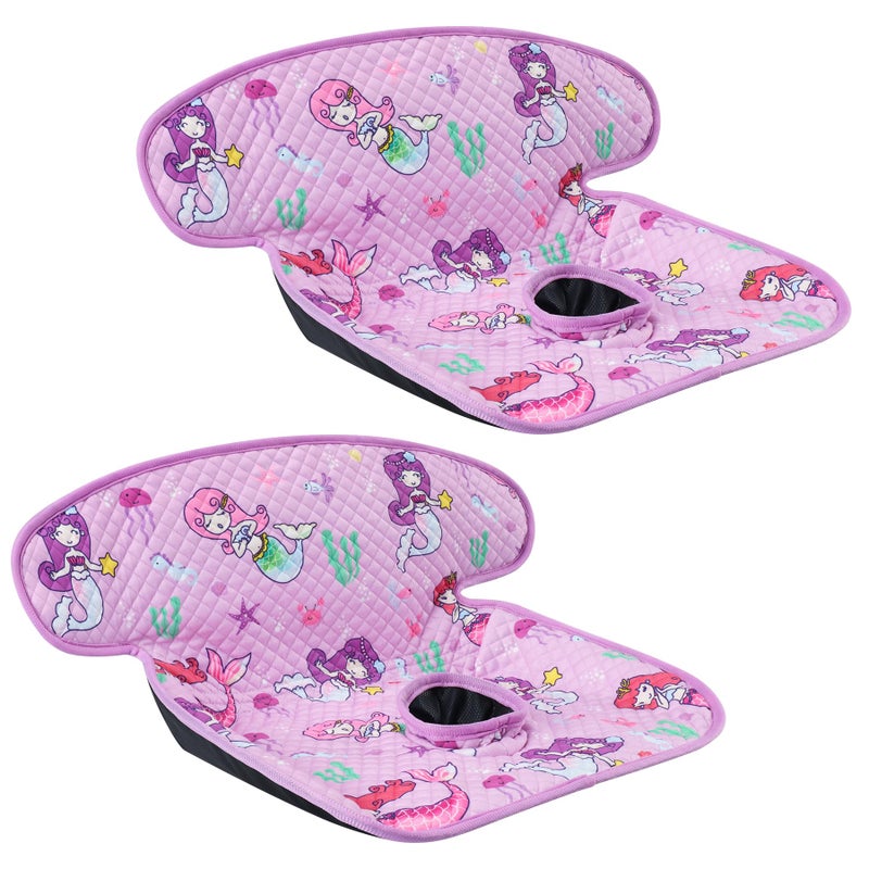 INFANZIA Dry Seat,Car Seat Protector Waterproof Carseat Liner Potty Training Toddlers, Baby and Infants, Piddle Pad for Carseats Strollers (Purple, 2 Packs - Image 1