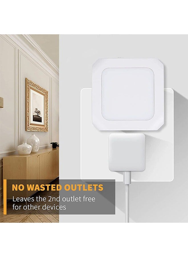 Plug-in LED Night Light,Intelligent Light Control Induction Light, Adjustable Brightness and Color, for Bathroom,Hallway, Bedroom, Kids Room, Kitchen, Stairway - Image 3