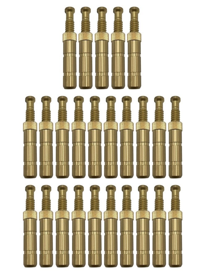 Poolzilla Pool Safety Cover Brass Extended Anchors for Concrete and Pavers - 25 Pack - Extended Size - Image 1