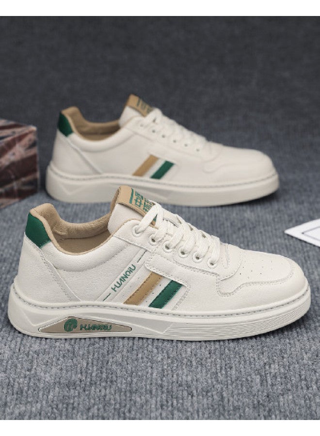 UNIVERSAL Comfortable And Breathable Men's Shoes】25 Autumn Trending Fashion White Sneakers Versatile Casual Sports Shoes For Men - Image 1