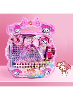 Sanrio 140-Piece False Nail Set, Kids Press on Nails Grils, Kids Makeup Toys, Self Adhesive  Nails, Multicolour  - Image 5