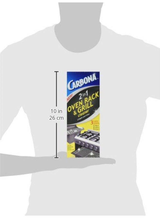 كاربونا منظف Carbona 2 في 1 لأرفف الفرن والشواية 500 مل – مزيل دهون قوي لتنظيف أرفف الأفران وشوايات BBQ وقواعد الغاز، منظف مطبخ فعال بنظام تنظيف سهل من 3 خطوات لإزالة الدهون والأوساخ - Image 4