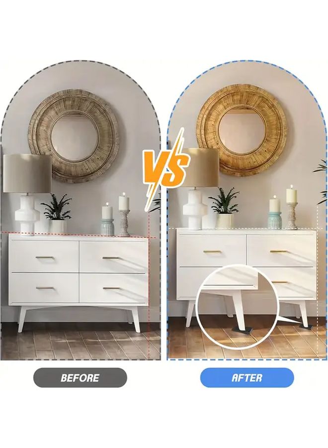 20pcs Furniture Leveling Pads Heavy Duty Non Slip Stackable Wedges Tool Free Stabilizers - Image 3