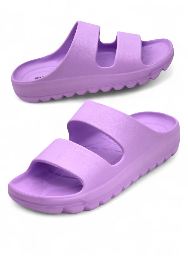 SVAAR صنادل سفاار الناعمة من EVA بحزام مزدوج للرجال، انزلاق أنيق مضاد للانزلاق مع دعم للقوس - Image 1