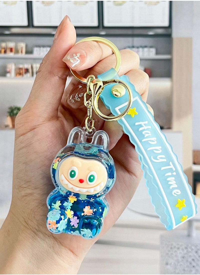 Labubu Cute Keychain Cool Pendant Accessories Cute Keychain Backpack Car Pendant 