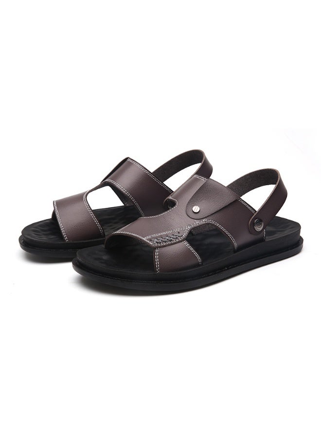 NIBEMINENT Summer Casual Thick Bottom Beach Shoes Men's Sandals Comfortable Fashionable  - Image 1