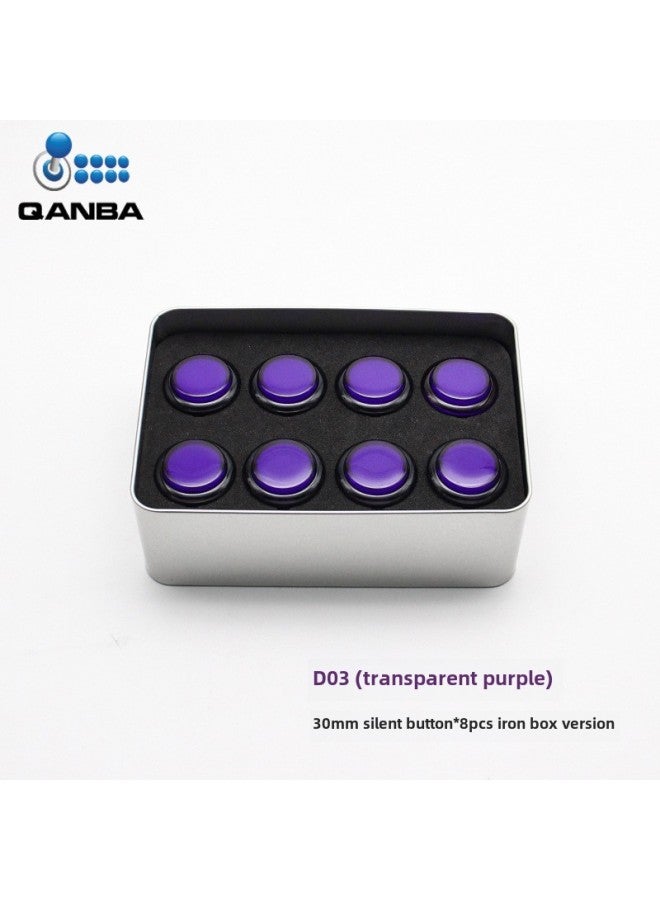 Qanba Gravity Ks Rapid Silent Street Fighter Arcade Button 30/24mm Mechanical Axis Quick Fire Digital Computer Game Joystick-Product Color:D03 30mm Boxed  - Image 1