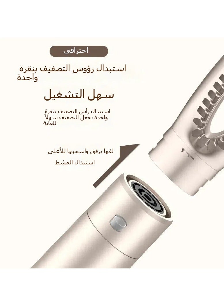 general Hot Air Comb Multi-function 5-in-1 High-power Hair Dryer Styling Comb Straightening Curly Hair Dryer - Image 2