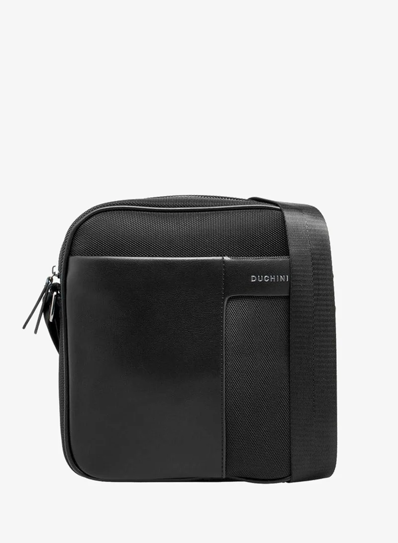 دوتشيني Men Textured Crossbody Bag