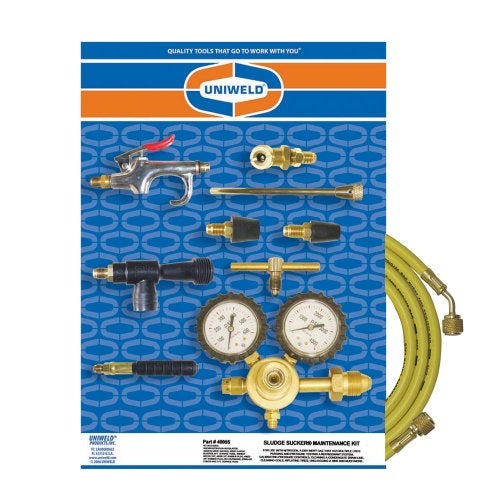 UNIWELD مجموعة صيانة يونيويلد 40055 لسحب الطين بالنيتروجين مع ضغط توصيل أقصى 0-400 PSI - Image 1