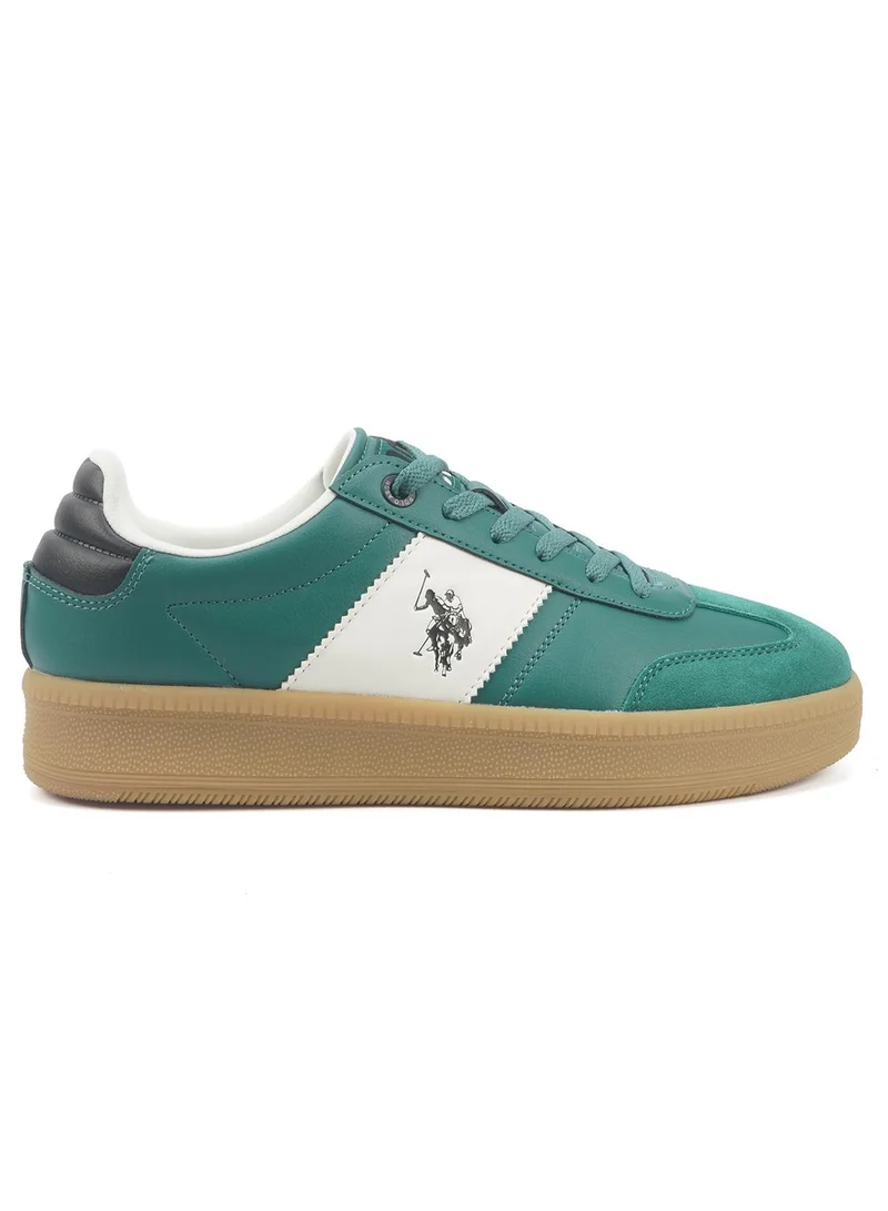 Men's White Low-Top Sneakers - Bold Stripped Design for that Unique Look