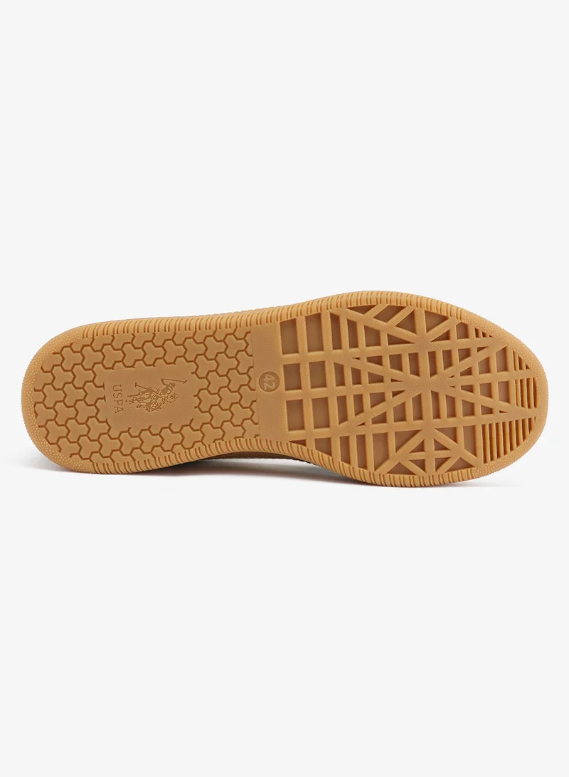 U.S. Polo Assn. Yesil Men's Green Low-Top Sneakers - Bold Stripped Design Shoes for that Unique Look for Men | Best Price UAE