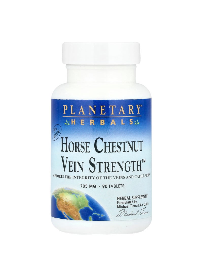 PLANETARY HERBALS Horse Chestnut Vein Strength, 705 mg, 90 Tablets