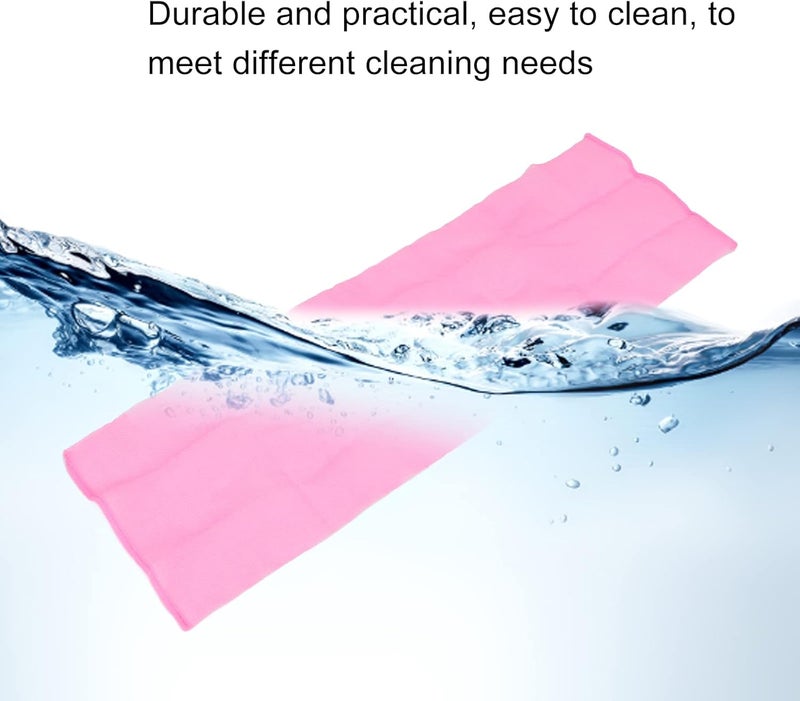 klarako Exfoliating Washcloth,Soft Comfortable Body Scrubber Women Beauty Bath Wash Towel for Shower (Rose Red) - Image 3