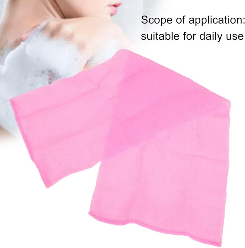 klarako Exfoliating Washcloth,Soft Comfortable Body Scrubber Women Beauty Bath Wash Towel for Shower (Rose Red) - Image 5