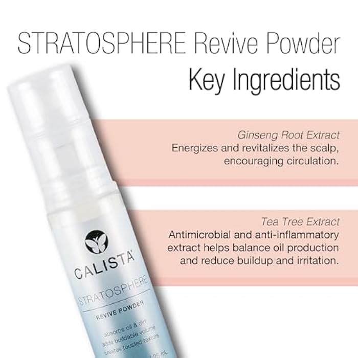 Calista Stratosphere Revive Powder, Salon Quality Dry Shampoo for All Hair Types, .85 oz (0.85 oz) - Image 5