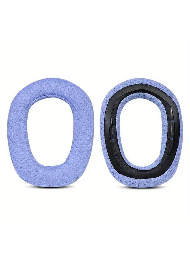 Blue 2 Pcs Replacement Ear Pads Cushion Headband For Logitech G435 Gaming Headset - Image 4