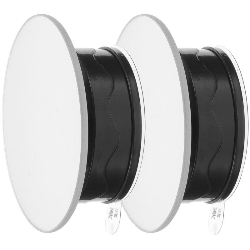 1 Pair Blind Spot Cars Mirror With Cup Round Glass Convex Side Rear View Mirror For Cars Suv Trucks - Image 1