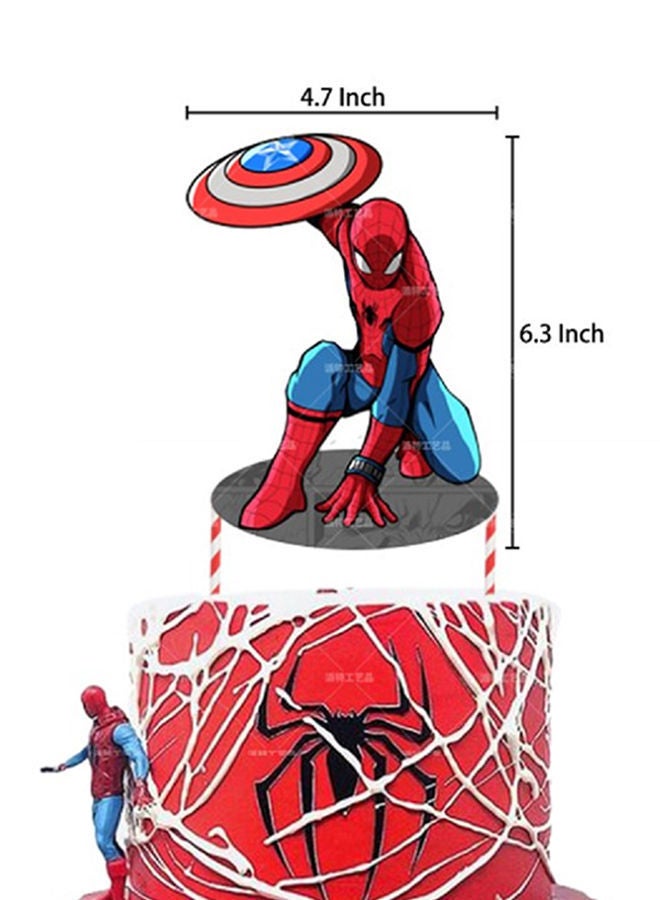 NIBEMINENT Spider Man Theme Birthday Party Balloon Decoration Set - Image 3
