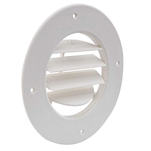 RecPro RV Air Louver Ceiling Vent 65 Fully Adjustable for 458 Ducting 1Pack