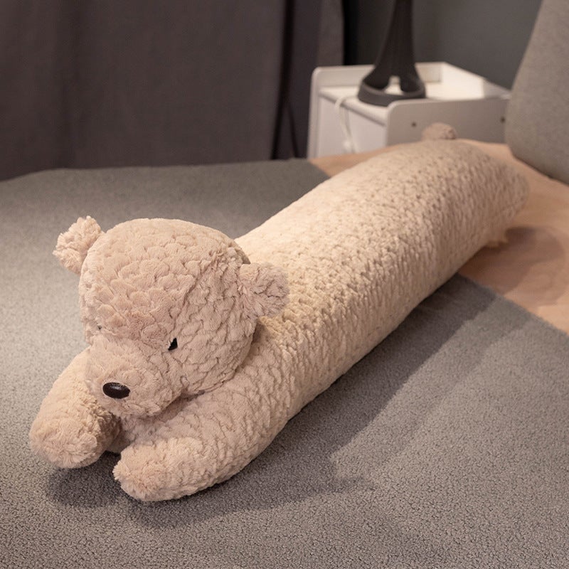 Cartoon Soft And Cute Cylindrical Pillow, Long Rabbit Pillow, Plush Large Rag Doll, Bed Leg Pillow For Sleeping, Female - Image 1