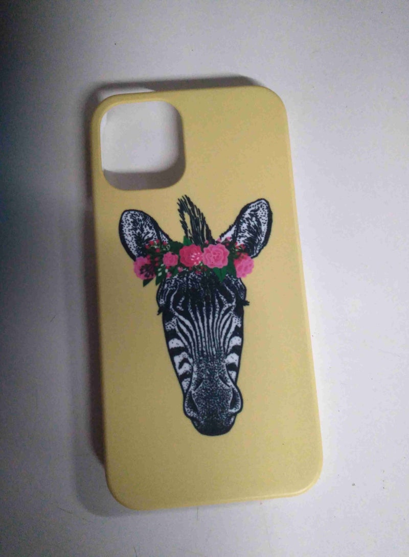 Pink Cactus Zebra iPhone 12 Mini Case - Image 1