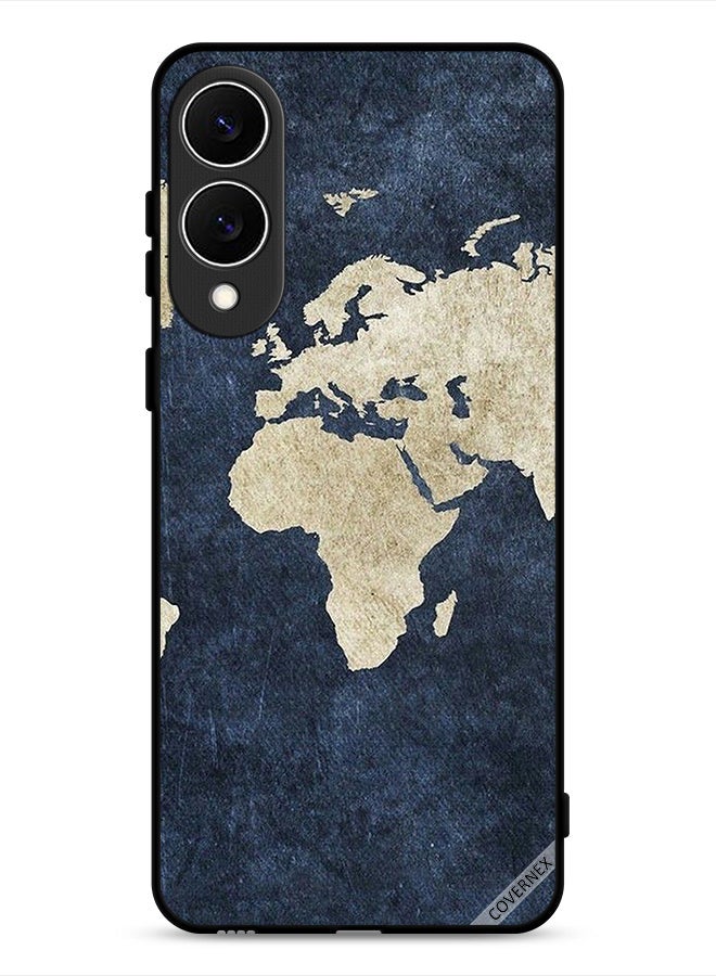 Covernex Samsung Galaxy S25 Edge Protective Case Cover Map On Jeans Pattern - Image 1