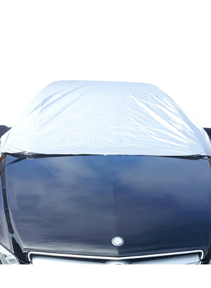 RENOVO Top Car Cover Fabric Silver Large size 292*147*51 CM Ideal Protection for All Weather Conditions - Image 2