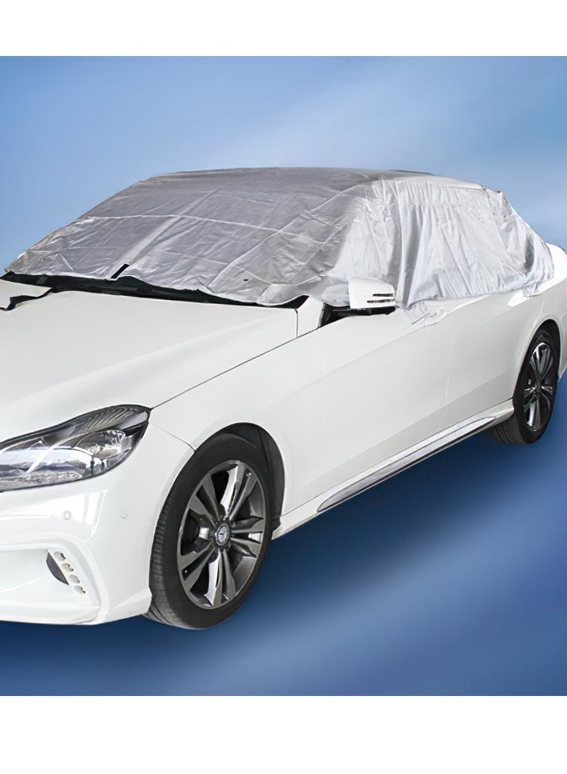 RENOVO Top Car Cover Fabric Silver Large size 292*147*51 CM Ideal Protection for All Weather Conditions - Image 3