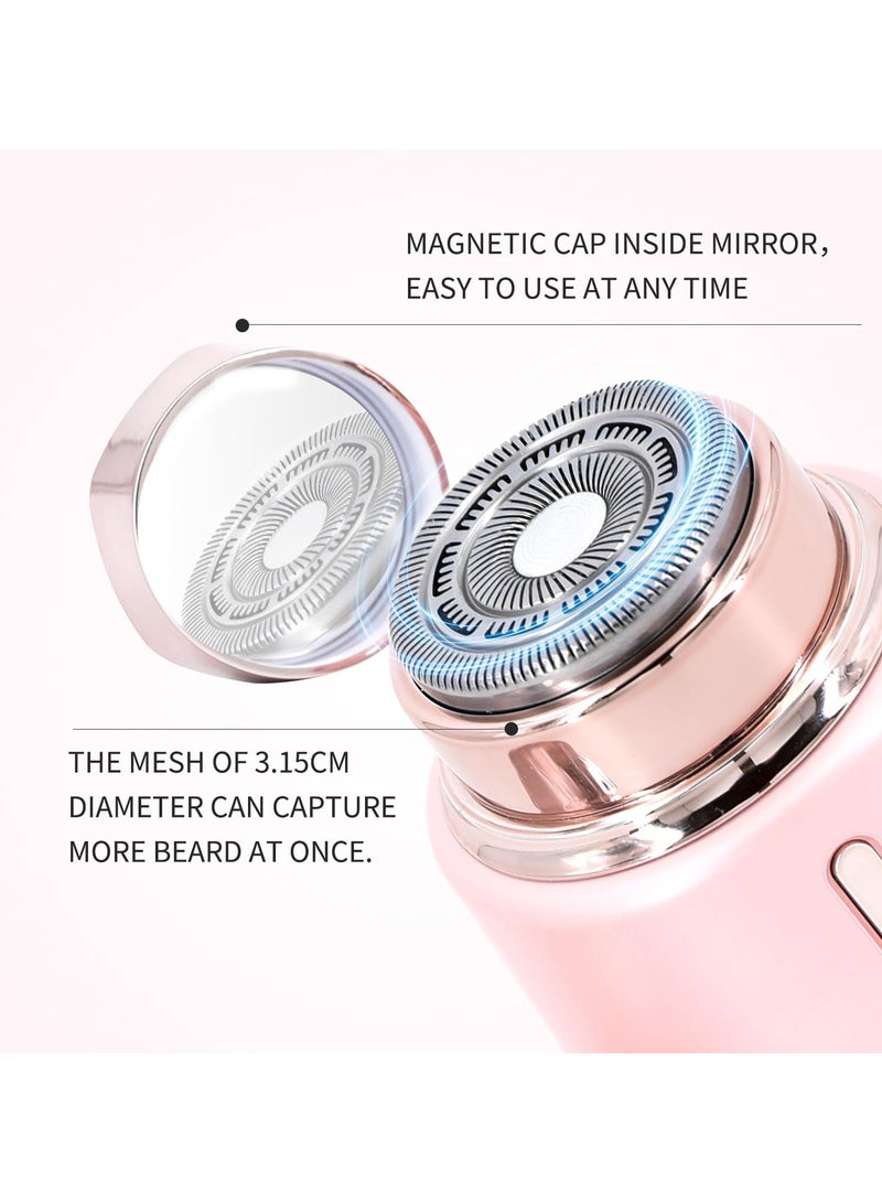 SYOSI Facial Hair Removal for Women, Portable Electric Face Razors for Women Painless Hair Remover Device, Rechargeable Hair Removal Device, for Women Facial Hair, Legs Face Lips Hair Sensitive Skin - Image 3