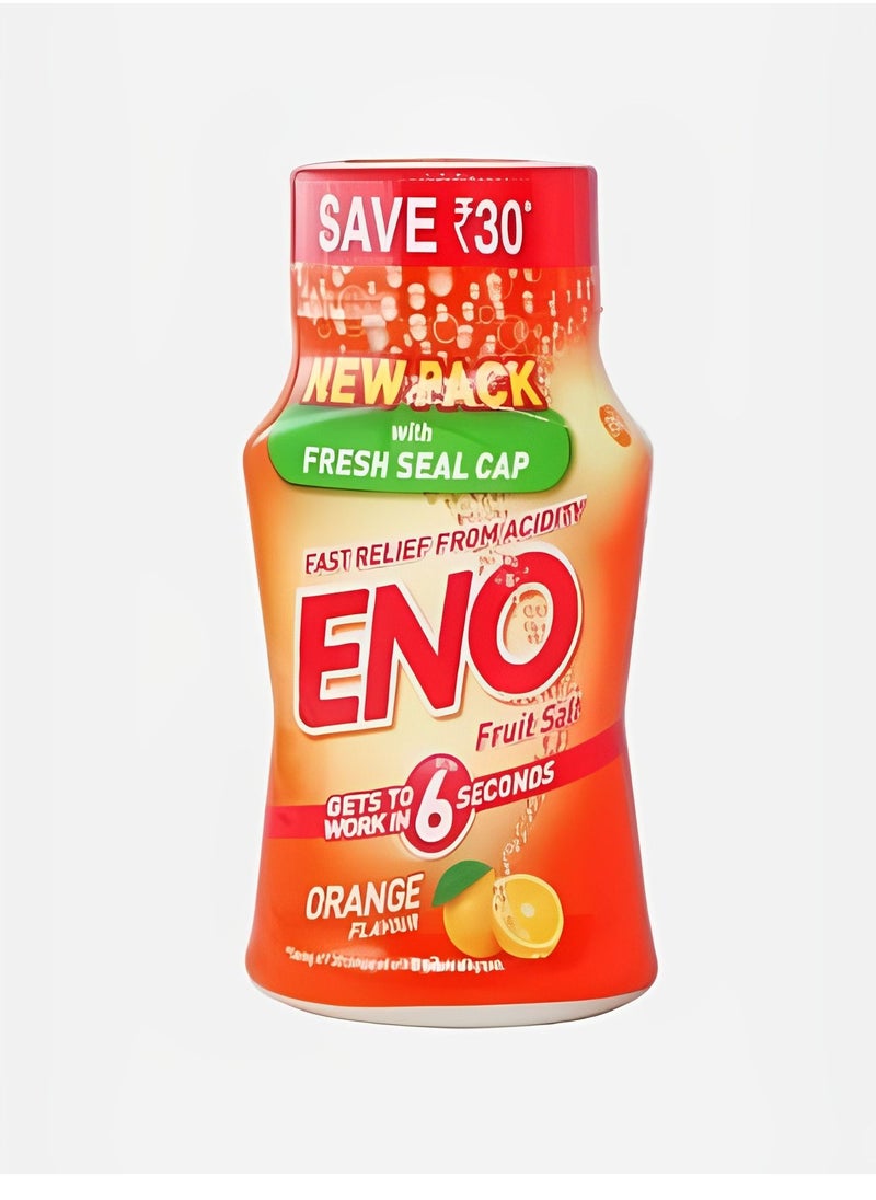 Eno - Fruit Salt Powder Antacid Orange Flavour Fast Relief From Acidity - 100 G - Image 1