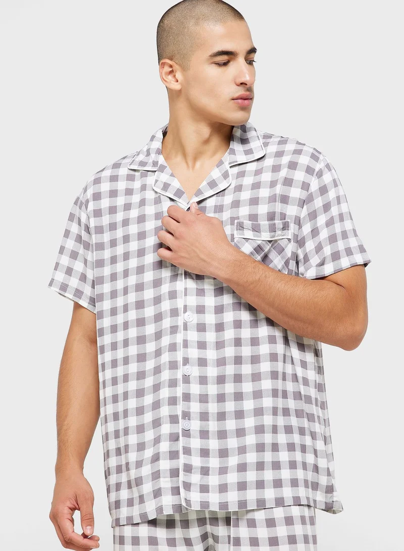 Robert Wood Check Pyjama Set