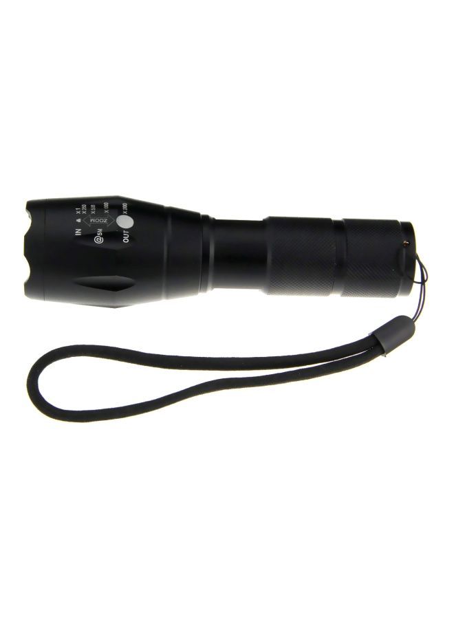 Loquat Mini Zoom Tactical LED Flashlight Black 6x10cm - Image 3
