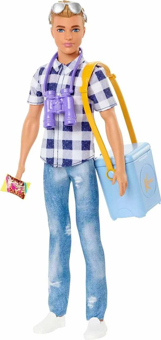 باربي Ken Goes Camping Playset HHR66