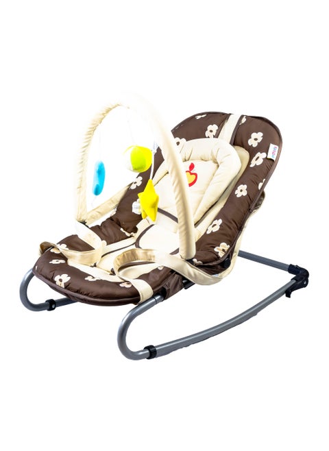 Adjustable Portable Baby Bouncing Cradle – Foldable Non-Slip Infant Bouncer for Safe and Comfortable Relaxing (0-6 Months), Ideal for Home and Travel