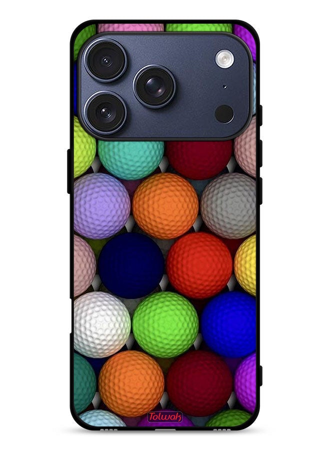 Tolwak Apple iPhone 17 Pro Protective Case Cover Balls Abstract Art - Image 1