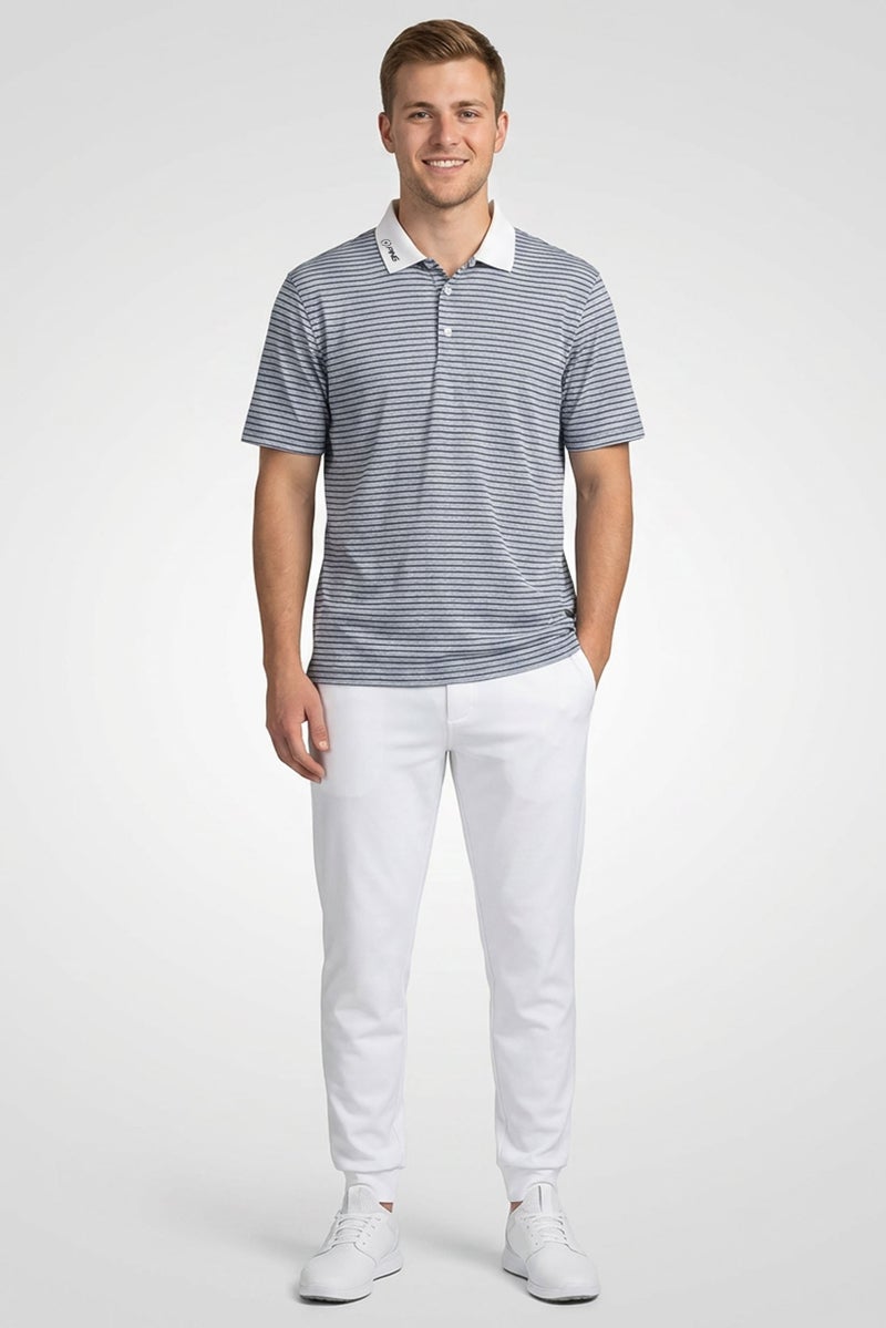 Ping Men Sportswear Fit Short Sleeve Golf Polo Shirt, Multicolor - Image 2