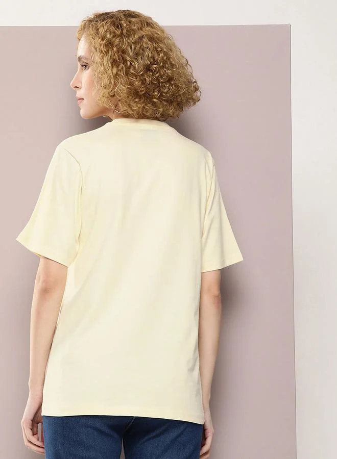 Dillinger Dillinger Oversized Bondi Beach Flamingo Print T-Shirt