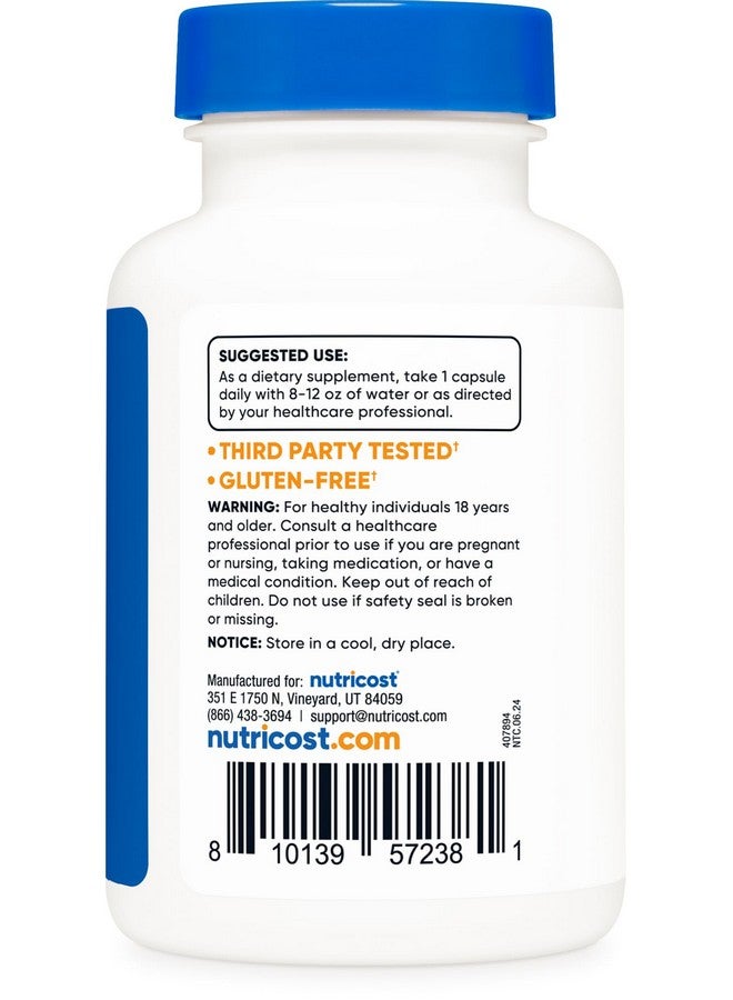 Nutricost Zinc + Copper Capsules (120 Servings)(15MG Zinc + 2MG Copper Per Serving) - Non GMO, Vegetarian - Image 4