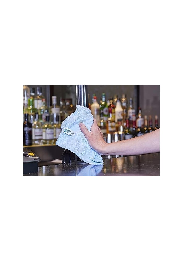 Exel 20 Pack of Microfibre Magic Cleaning Cloths - Chemical Free, Anti-Bacterial, Smear Free Wiping - Image 2
