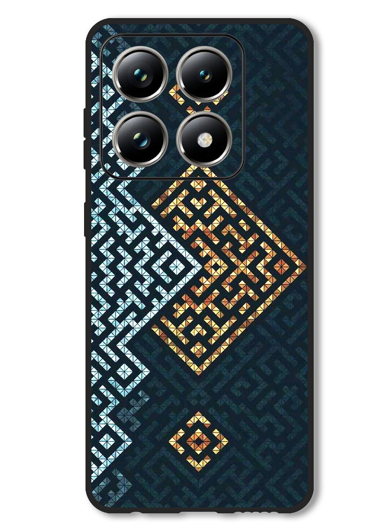 Theodor Case Compatible with Xiaomi 14T Pro Protection Shockproof Bumper Cover Maze art - Image 1