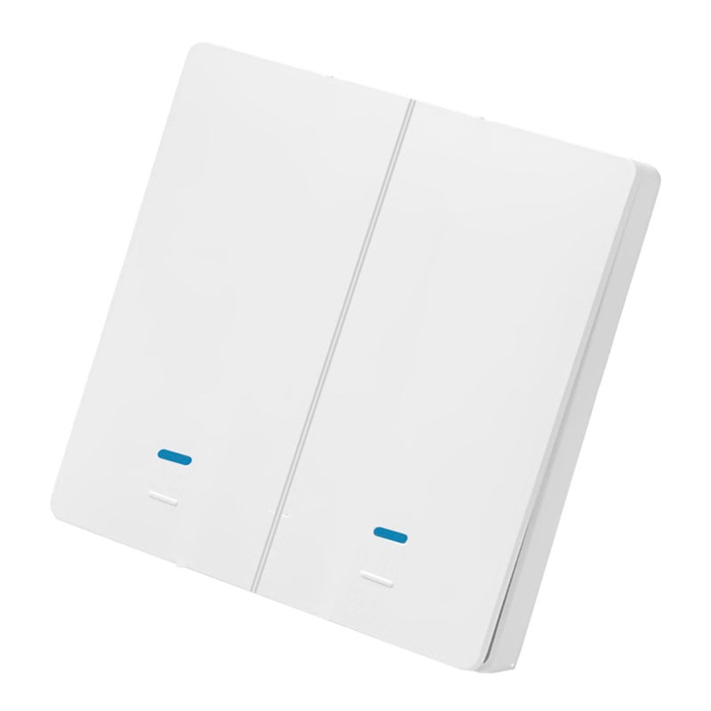 Wi-Fi Smart Switch Light Switch Push Button Voice Control, Remote Control, Touch Control Compatible with Google Assistant Schedule, Timer, Countdown Needs Neutral Wire No Hub Required - Image 1