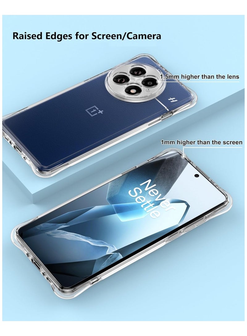 Phone Case For OnePlus 13 Crystal Clear Ultra Slim Anti Scratch Shockproof Protective TPU Back Cover