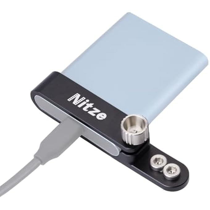Nitze SSD MOUNT BRACKET FOR SAMSUNG T5, T5 SSD HOLDER WITH TWO 1/4" SCREWS - N42 - Image 1