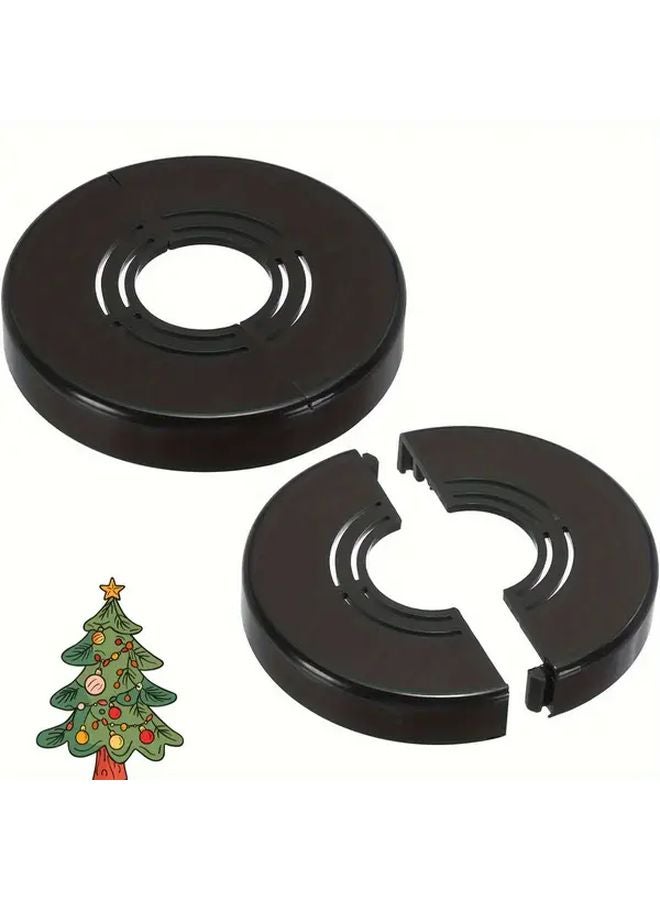 White ABS Split Flange Escutcheon Plate For 20 25 32mm Water Pipe Faucet Cover - Image 2