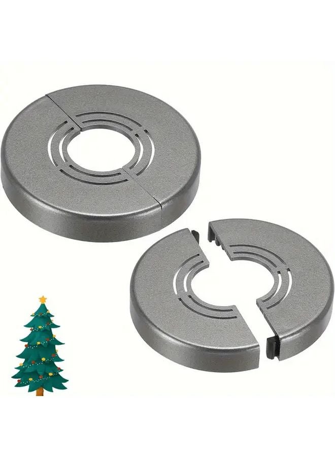 White ABS Split Flange Escutcheon Plate For 20 25 32mm Water Pipe Faucet Cover - Image 5