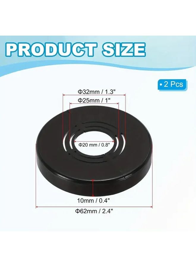 White ABS Split Flange Escutcheon Plate For 20 25 32mm Water Pipe Faucet Cover - Image 4