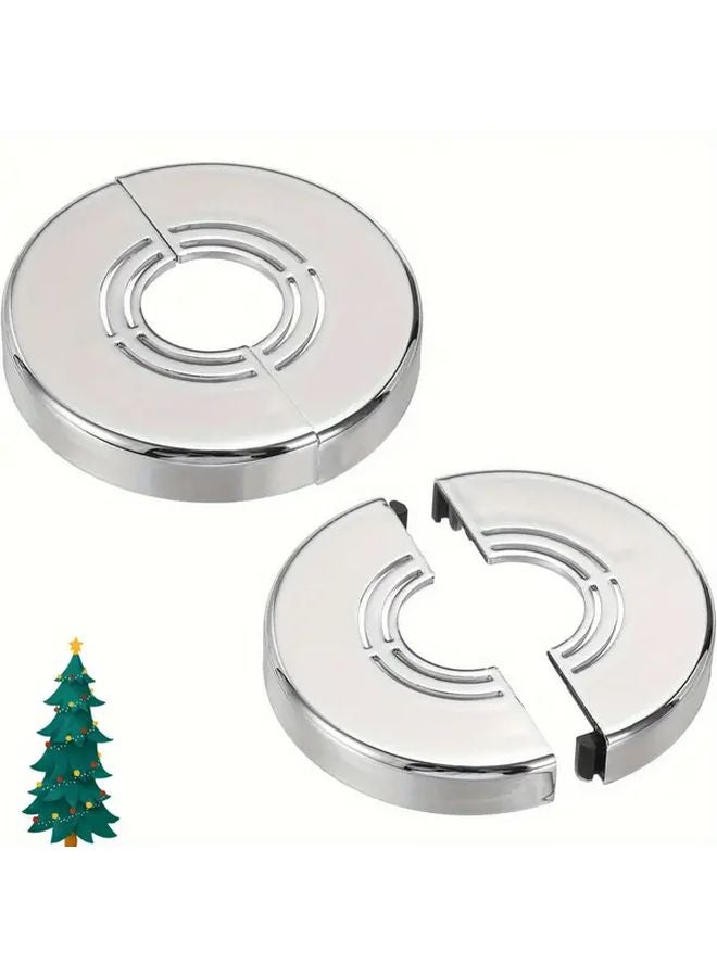 White ABS Split Flange Escutcheon Plate For 20 25 32mm Water Pipe Faucet Cover - Image 3